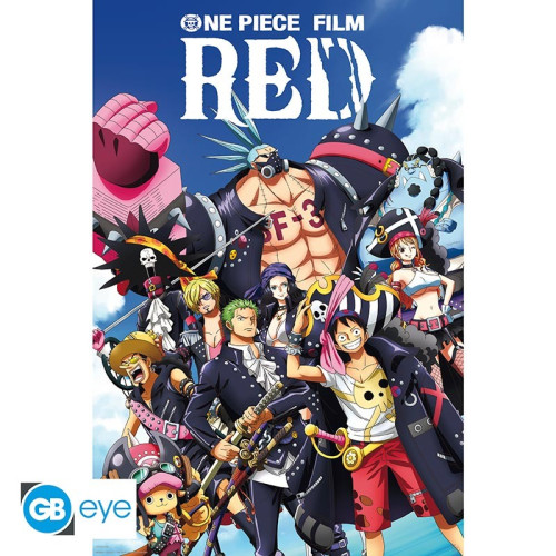 One Piece plakát s celou posádkou