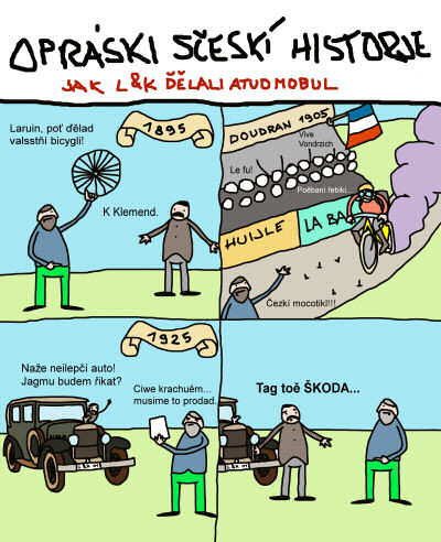 Opráski sčeskí historje