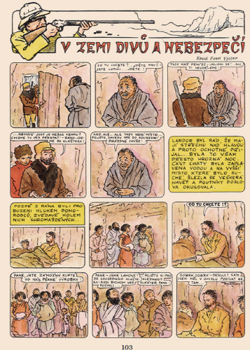 Kreslené seriály časopisu Junák z let 1945 – 1948